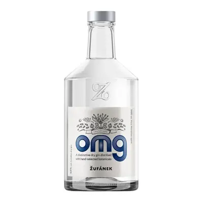 Žufánek Omg Gin 45% 0,5 l (holá láhev)