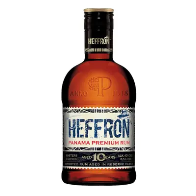 HEFFRON Panama Premium Rum 10y 40% 0,5 l (holá láhev)