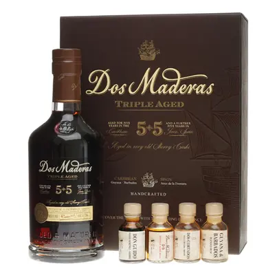 Rum Dos Maderas P.X. 5+5 0,7 l + degustační sada