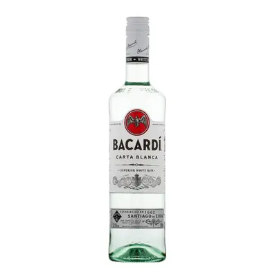 Bacardi Carta Blanca 37,5% 1 l (holá láhev)