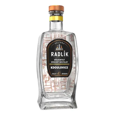 Radlík Kdoulovice 43% 0,5 l (holá láhev)