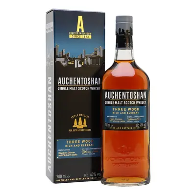 Auchentoshan Three Wood Whisky 43% 0,7 l (tuba)