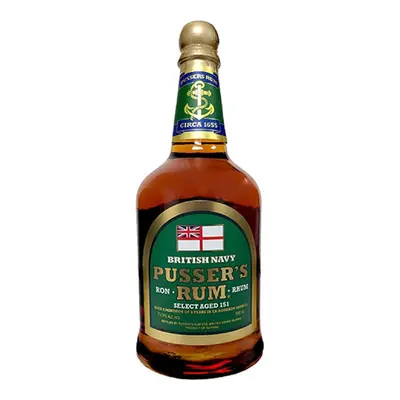 Pusser´s Rum Overproof Green Label 75,5% 0,7 l (holá láhev)