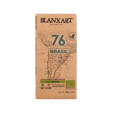 Blanxart tmavá čokoláda Brasil 76% 80 g