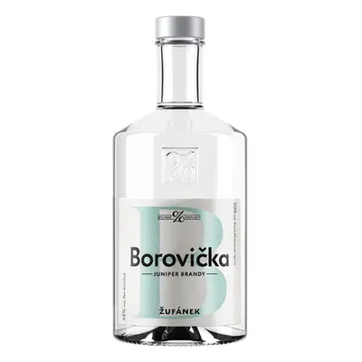 Žufánek Lihovar BOROVIČKA 45% 0,5 l (holá láhev)