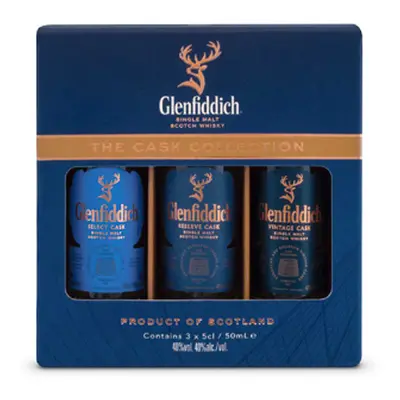 Glenfiddich 40% 3 x 0,05 l (sada)