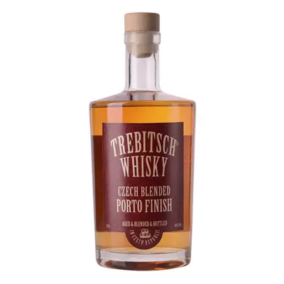 TREBITSCH Czech Blended Whisky PORTO finish 40% 0,5 l (holá láhev) TREBITSCH Czech Blended Whisk