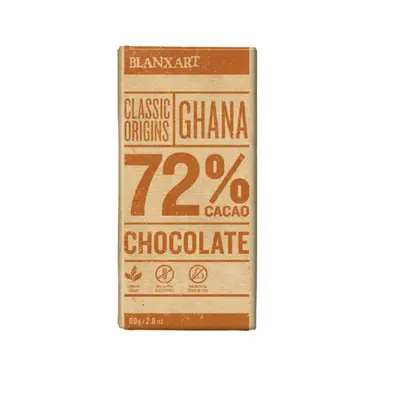 Blanxart tmavá čokoláda Ghana 72% 80 g