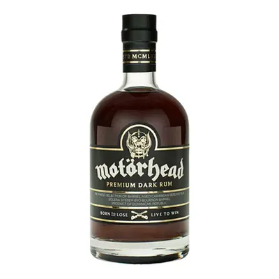 Motorhead Premium Dark Rum 40% 0,7 l (holá láhev)