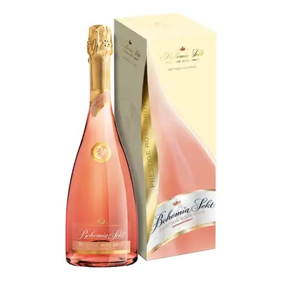 Bohemia Sekt Prestige Rosé Brut v kartonku 0,75 l