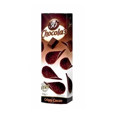 Chocola´s chipsy z tmevé čokolády s oříšky 125 g