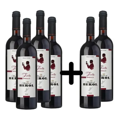 Marqués de Berol Tinto Semidulce 0,75 l 4+2 ZDARMA