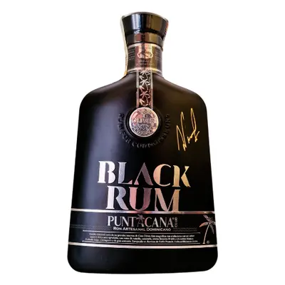 Puntacana Club Black Rum 0,7 l s podpisem