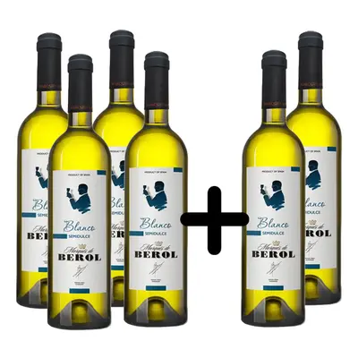 Marqués de Berol Blanco Semidulce 0,75 l 4+2 ZDARMA