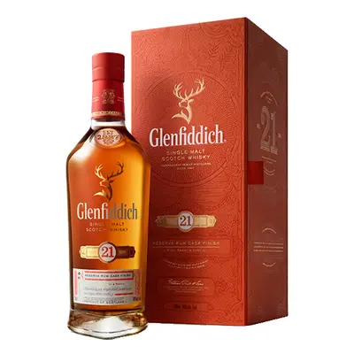 GLENFIDDICH WHISKY 21y 0,7 l (holá láhev)