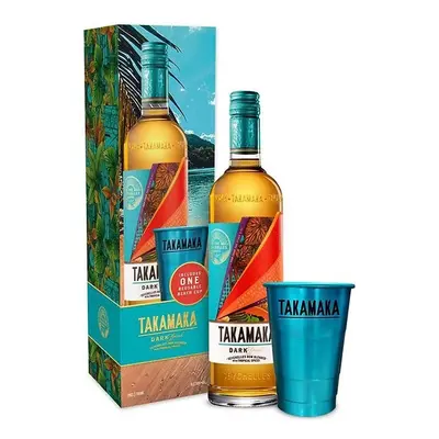 Takamaka Bay Spiced rum 0,7 l s kelímkem