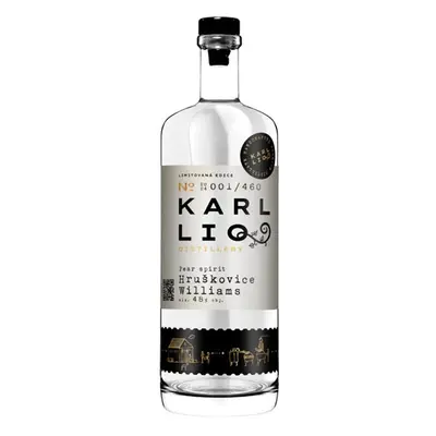 Karl LIQ Hruškovice Williams 48% 0,5 l (holá láhev)