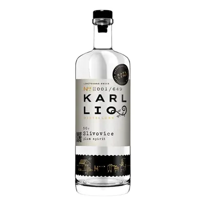 Karl LIQ Slivovice 50% 0,5 l (holá láhev)