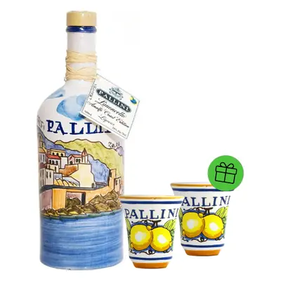 Pallini Limoncello Ceramic Amalfi Coast Edition 28% 0,5 l (karton)