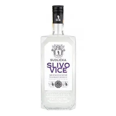 Sudlička Slivovice 40% 0,7 l (holá láhev)