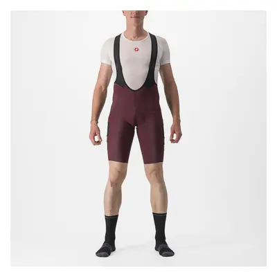 Castelli Unlimited Cargo Bibshort červená