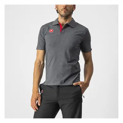 Castelli Race Day Polo Shirt šedá