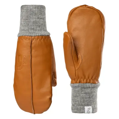 Johaug Leather Mitten hnědá