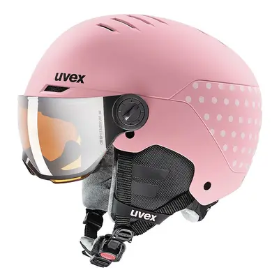 Uvex Rocket JR Visor Helmet růžová