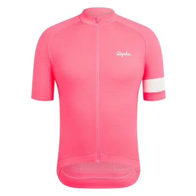 Lehký cyklistický dres Rapha Core růžová