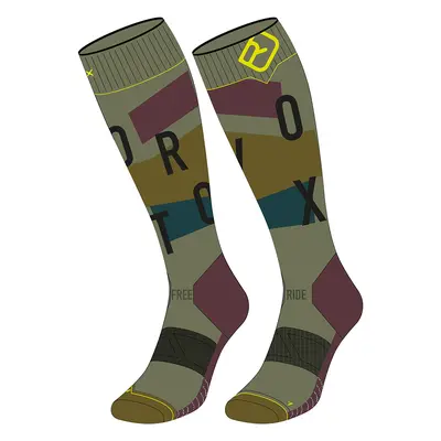 Ortovox Freeride Long Socks Cozy M zelená