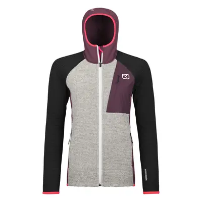 Ortovox Fleece Gp Classic Knit Hoody W vínová