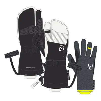 Ortovox Freeride 3 Finger Glove Pro černá