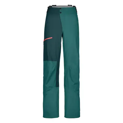 Ortovox 3l Ortler Pants W tyrkysová