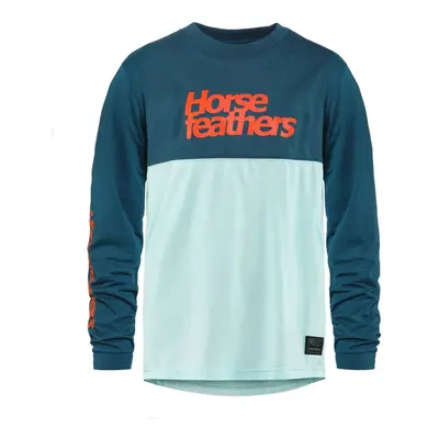 Horsefeathers Fury Ls Youth Bike T-Shirt modrá