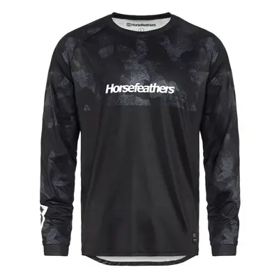 Horsefeathers Quantum Ls Bike Jersey černá