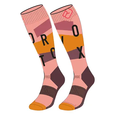 Ortovox Freeride Long Socks Cozy W růžová