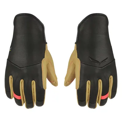 Salewa Ortles AM Leather Gloves W černá/žlutá