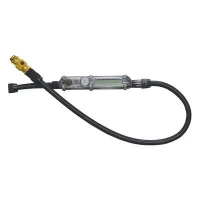 Lezyne ABS MICRO FLOOR DRIVE HOSE W/DIGITAL GAUGE černá/žlutá