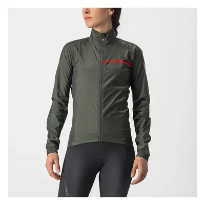 Castelli Squadra Stretch W Jacket zelená/šedá