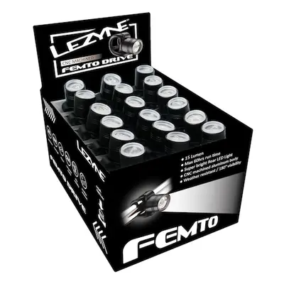 Lezyne LED FEMTO DRIVE BOX SET FRONT černá