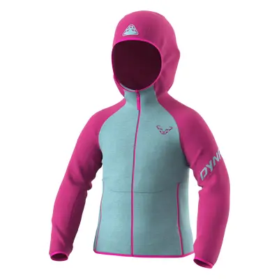 Dynafit Youngstar Polartec® Hooded Jacket Kids růžová/modrá