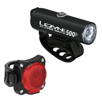 Lezyne CLASSIC DRIVE 500+ / ZECTO DRIVE 200+ PAIR černá/červená