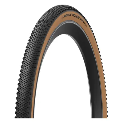 MICHELIN PLÁŠŤ POWER GRAVEL CLASSIC V2 700X40C COMPETITION LINE KEVLAR MAGI-X TS TLR černá/hnědá