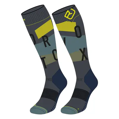 Ortovox Freeride Long Socks Cozy M černá/šedá