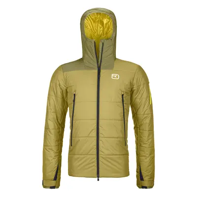 Ortovox Swisswool Zinal Jacket M zelená/žlutá