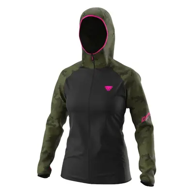 Trail Graphic Wind Jacket W černá/zelená