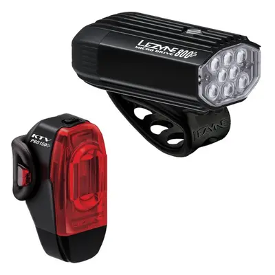 Lezyne MICRO DRIVE 800+ / KTV DRIVE PRO+ PAIR černá/červená