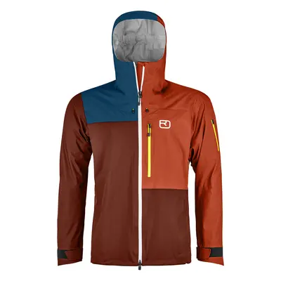 Ortovox 3l Ortler Jacket M červená/oranžová