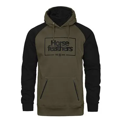 Horsefeathers SHERMAN II sweatshirt zelená/černá