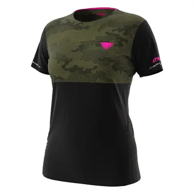 Dynafit Trail Graphic Tee W zelená/černá